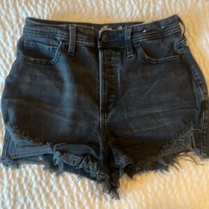 Stretchy Hollister Jean Shorts with Fringe